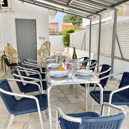 Escaleta Costa Dorada Piscina Salina Y Privada,barbacoa Villa Les Tres Cales